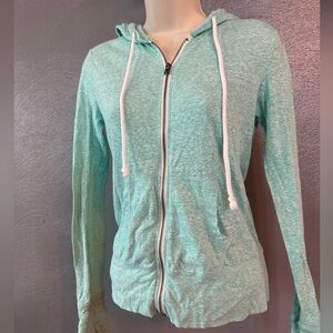 Aeropostale green zip up hoodie